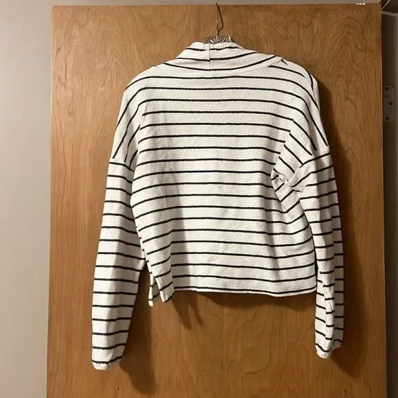 Striped Cotton Sweatshirt - Picture 2 of 8